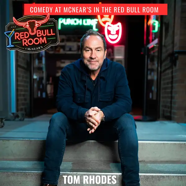 At McNear’s in the Red Bull Room Tom Rhodes