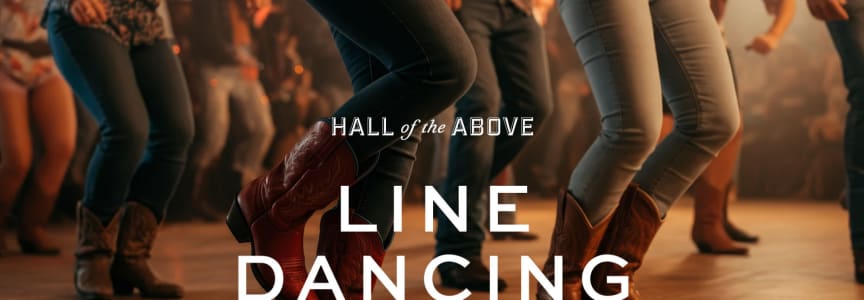 Line Dancing at First Fridays
