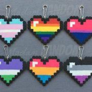 Make a Pride Heart Pin