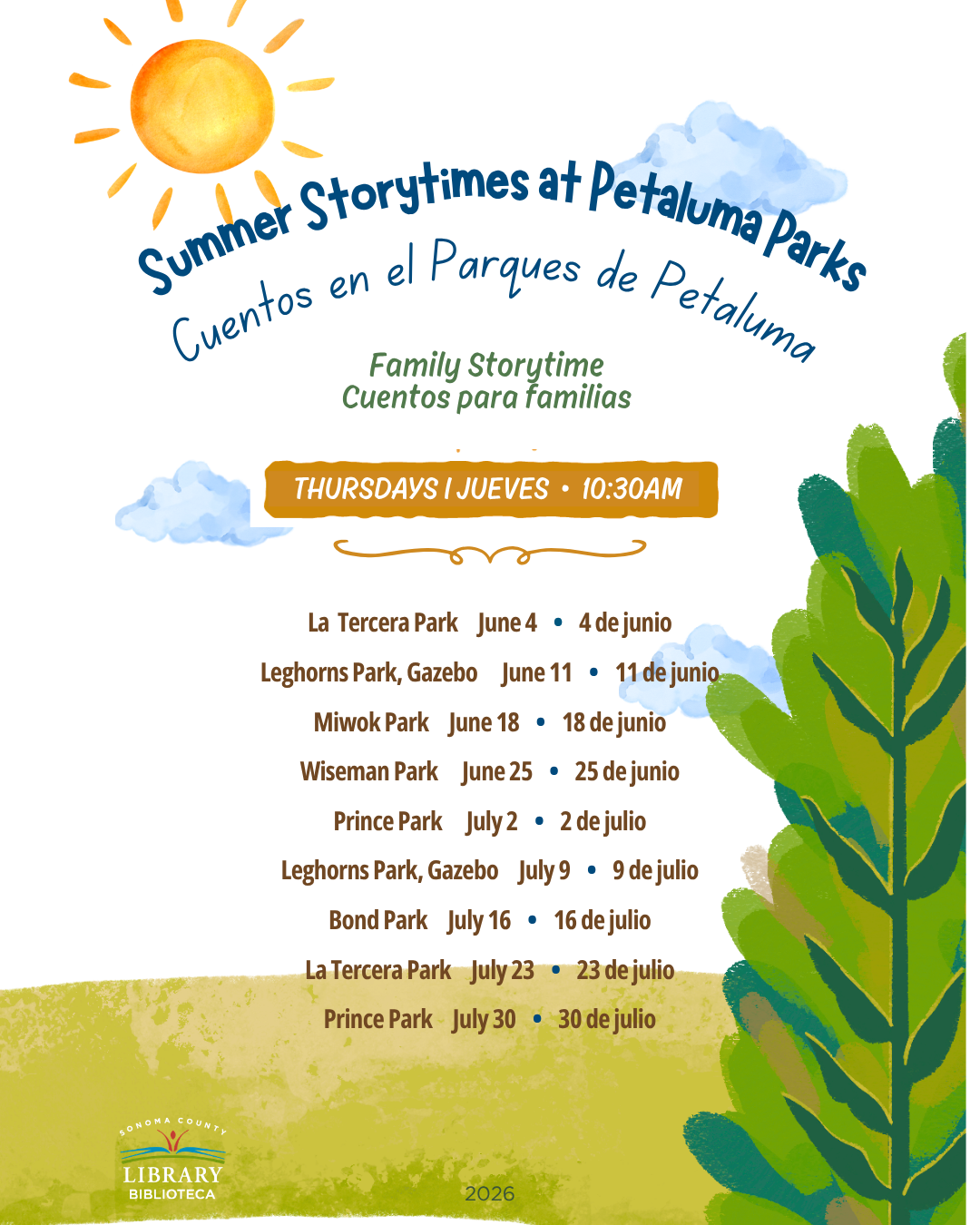 Storytime at Miwok Park