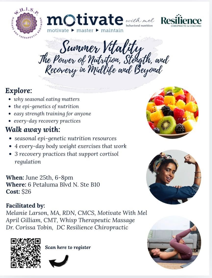 Summer Vitality Motivation Circle