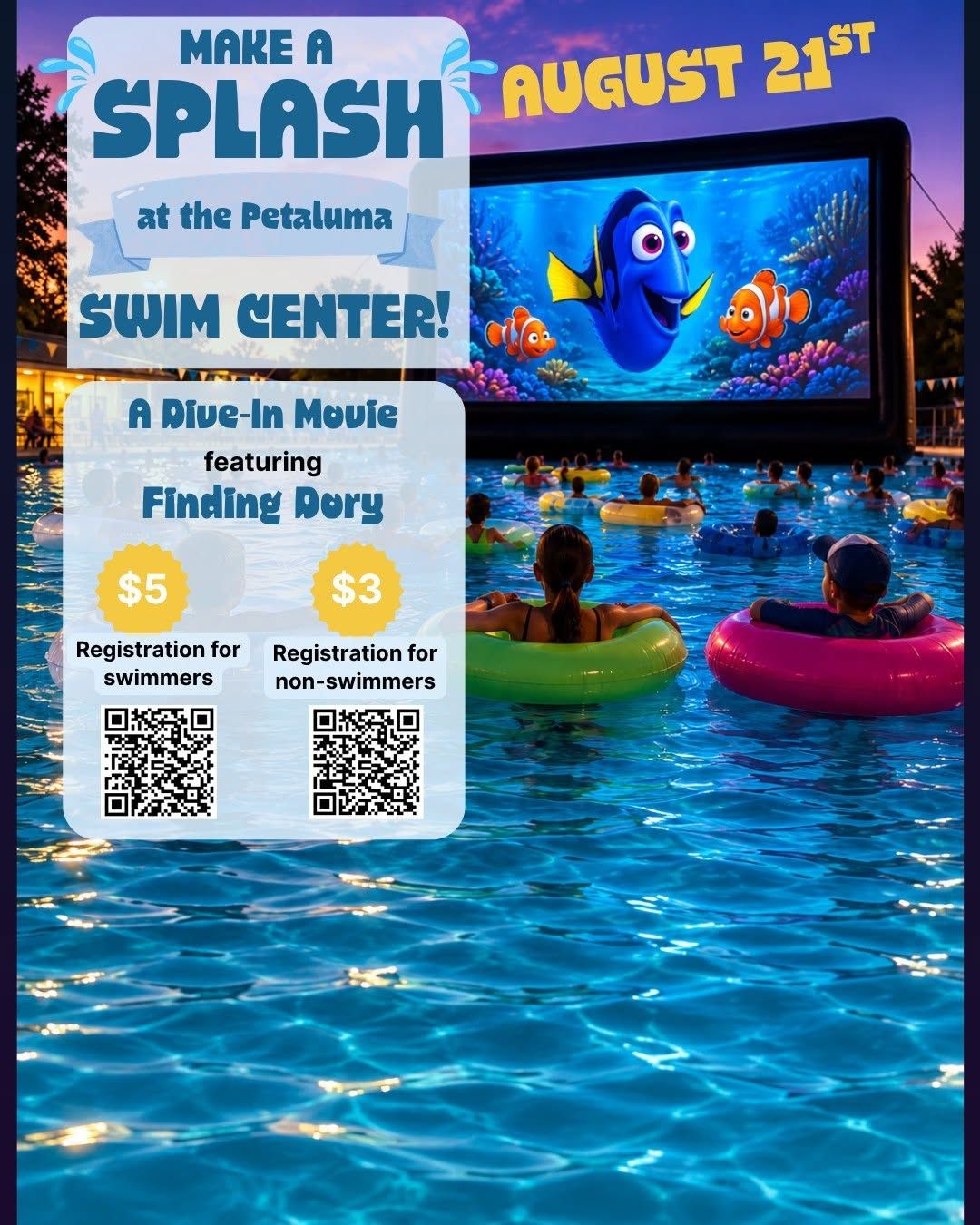 Dive In Movie at the Swim Center