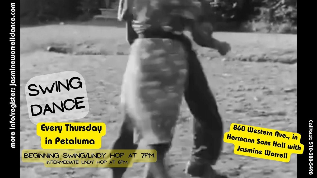Lindy Hop & Swing Dance Classes for Newbies (and those with experience)! • Group Series • Petaluma