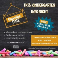 PEF’s 3rd Annual TK & Kindergarten Info Night