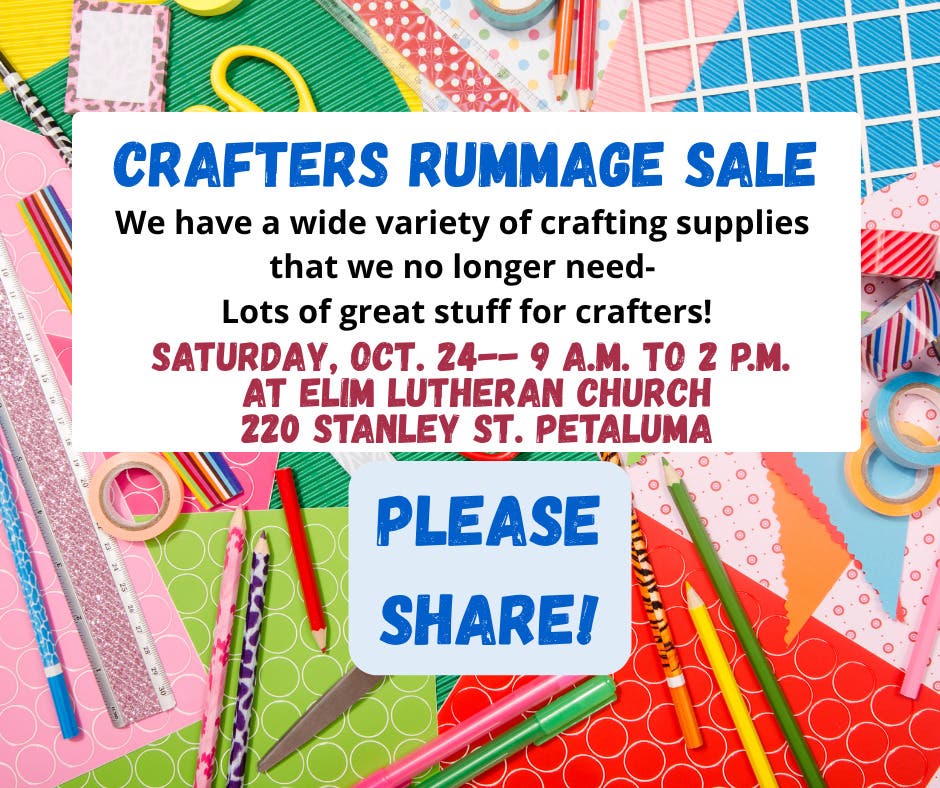 Crafters Rummage Sale