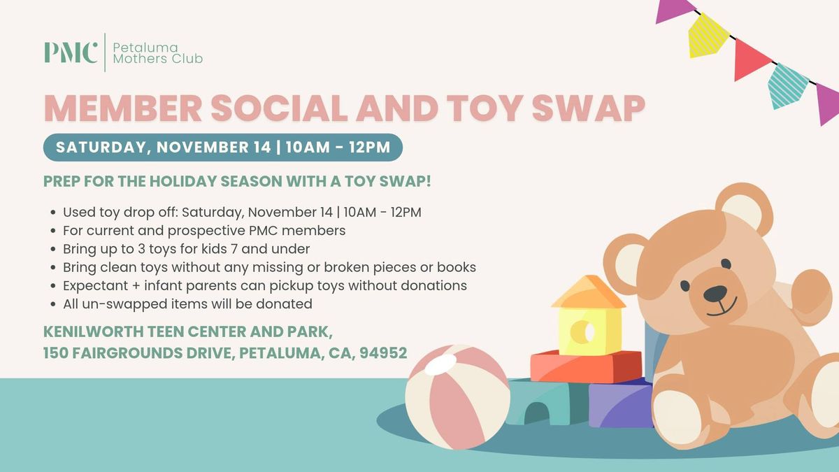 November Member Social + Toy Swap