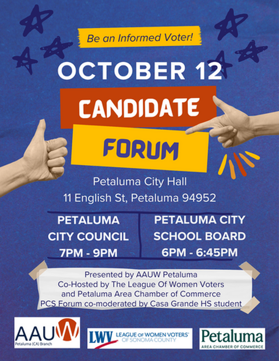 Petaluma City Council Candidate Forum